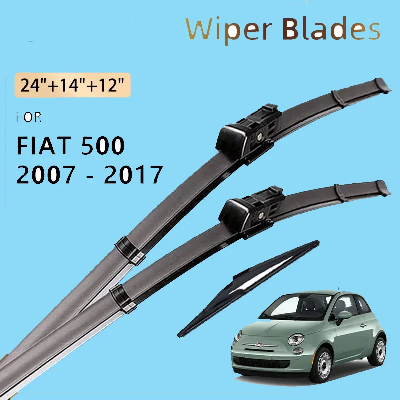 Car Front Rear Wiper Blades For Fiat 500 312 2007 - 2017 2016 2015 2014 2013 2012 2010 2009 2008 Windshield Windscreen Brushes
Car Front Rear Wiper Blades For Fiat 500 312 2007 - 2017 2016 2015 2014 2013 2012 2010 2009 2008 Windshield Windscreen Brushes