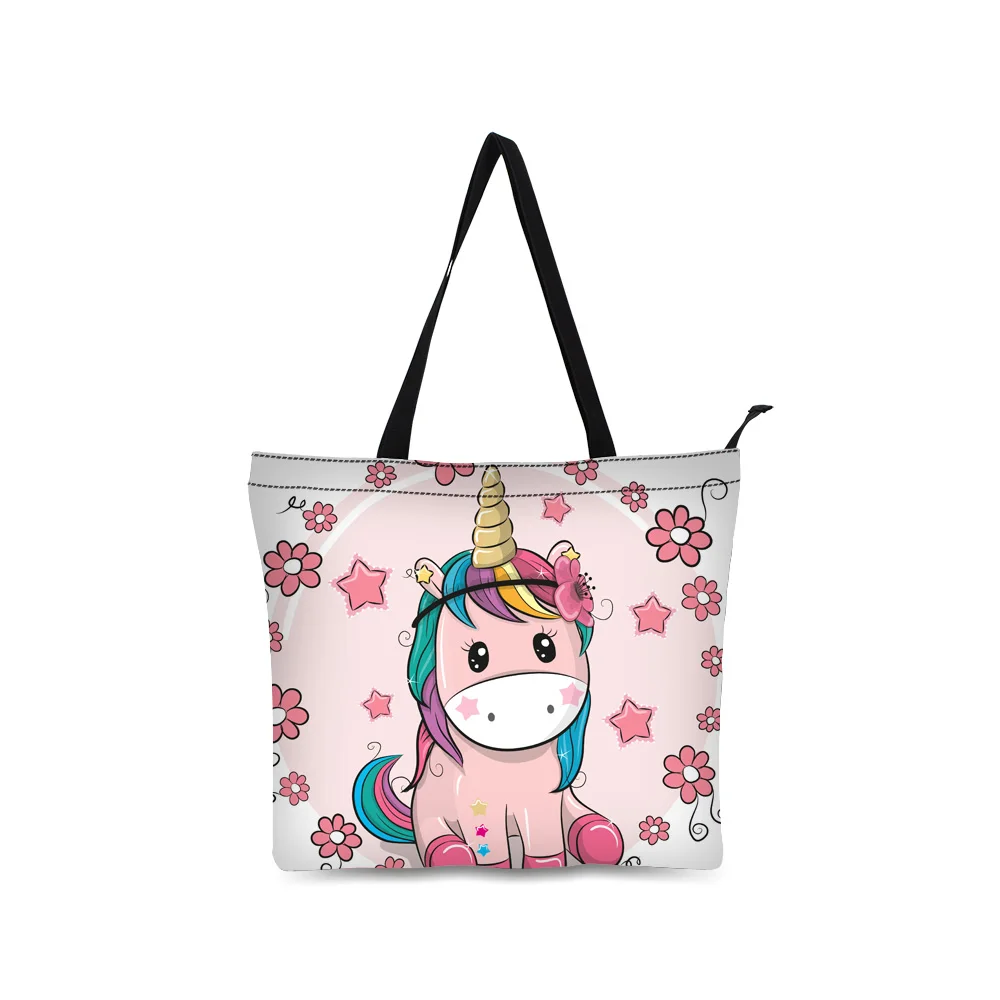Unicorn Print Canvas Shopping Bag Personalized Tote Bags Shoulder Bag 3D Cute Girl Design Black Grocery Bag Cotton Handbag Black
Unicorn Print Canvas Shopping Bag Personalized Tote Bags Shoulder Bag 3D Cute Girl Design Black Grocery Bag Cotton Handbag Black