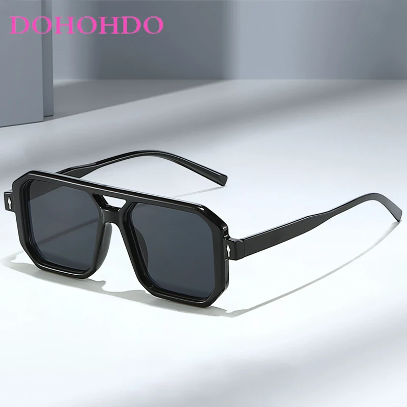 Vintage Double Bridge Square Pilot Women Sunglasses Luxury Brand Designer Men Sunglass Classic Travel Driving Eyewear Male UV400
Vintage Double Bridge Square Pilot Women Sunglasses Luxury Brand Designer Men Sunglass Classic Travel Driving Eyewear Male UV400