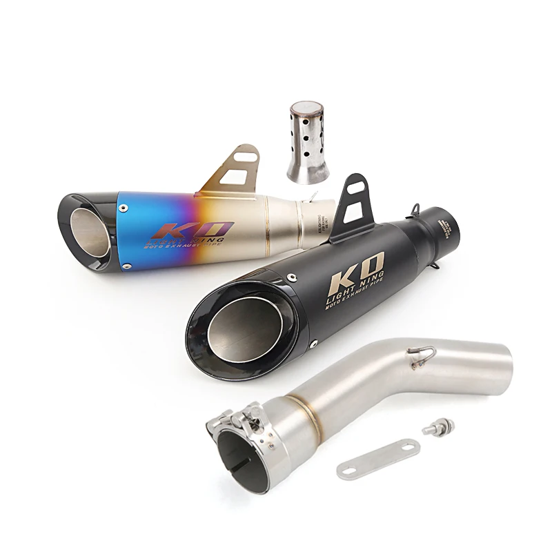 For Yamaha FZ1 FZ1N Motorcycle Exhaust System Mid Link Pipe Slip On 51mm Muffler Stainless Steel Escape Removable DB Killer
For Yamaha FZ1 FZ1N Motorcycle Exhaust System Mid Link Pipe Slip On 51mm Muffler Stainless Steel Escape Removable DB Killer