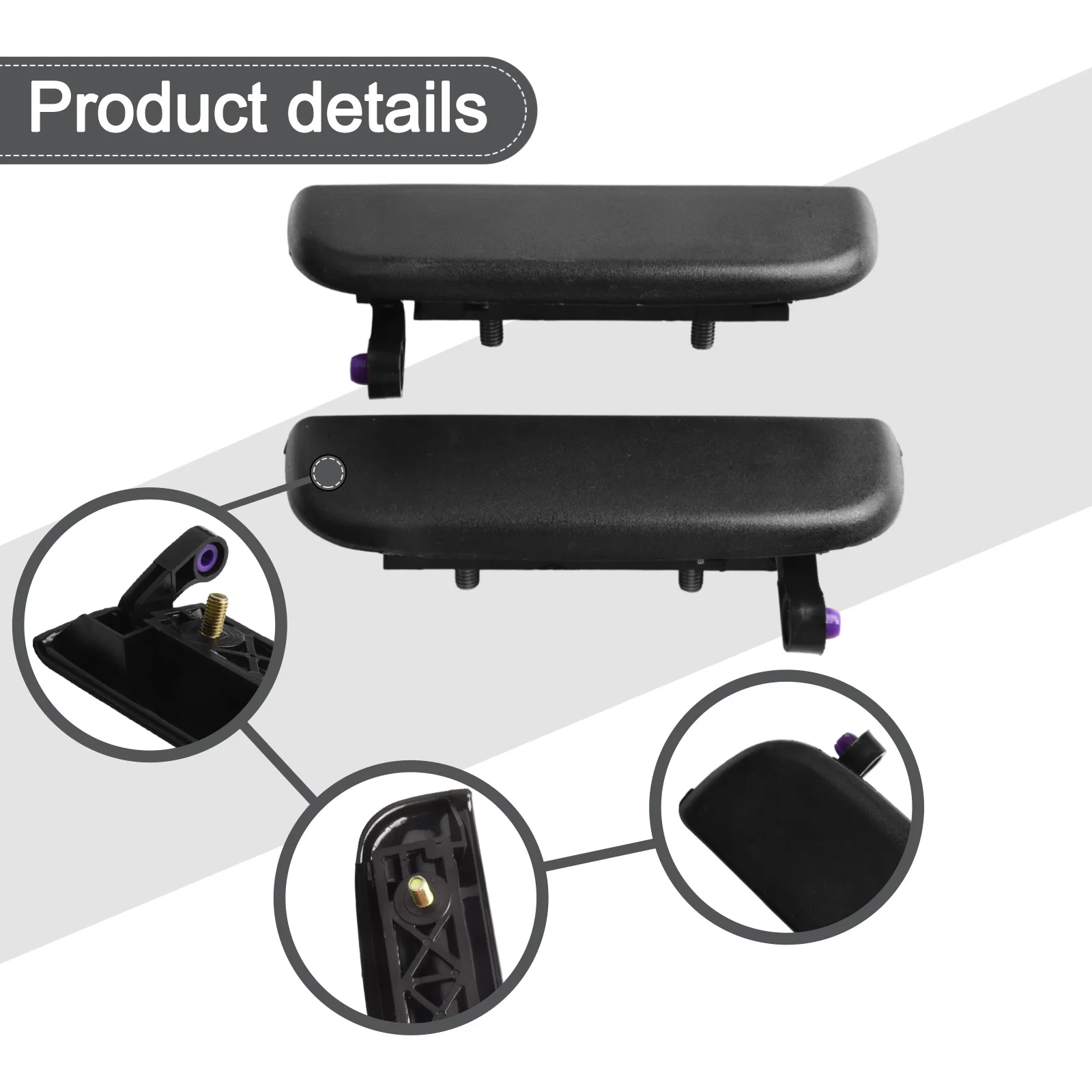 Parts Door Handle Plastic Realiable 1 Pair 2 pcs Accessories Black For Suzuki Alto Apv Carry 2009-2013 High quality
Parts Door Handle Plastic Realiable 1 Pair 2 pcs Accessories Black For Suzuki Alto Apv Carry 2009-2013 High quality