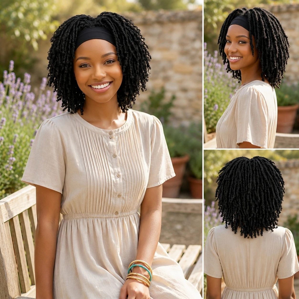 Short Afro Kinky Curly Headband Wig For Black Women Matte Heat Resistant Synthetic Fiber Twist Dreadlock Hair Wigs For Daily Use
Short Afro Kinky Curly Headband Wig For Black Women Matte Heat Resistant Synthetic Fiber Twist Dreadlock Hair Wigs For Daily Use