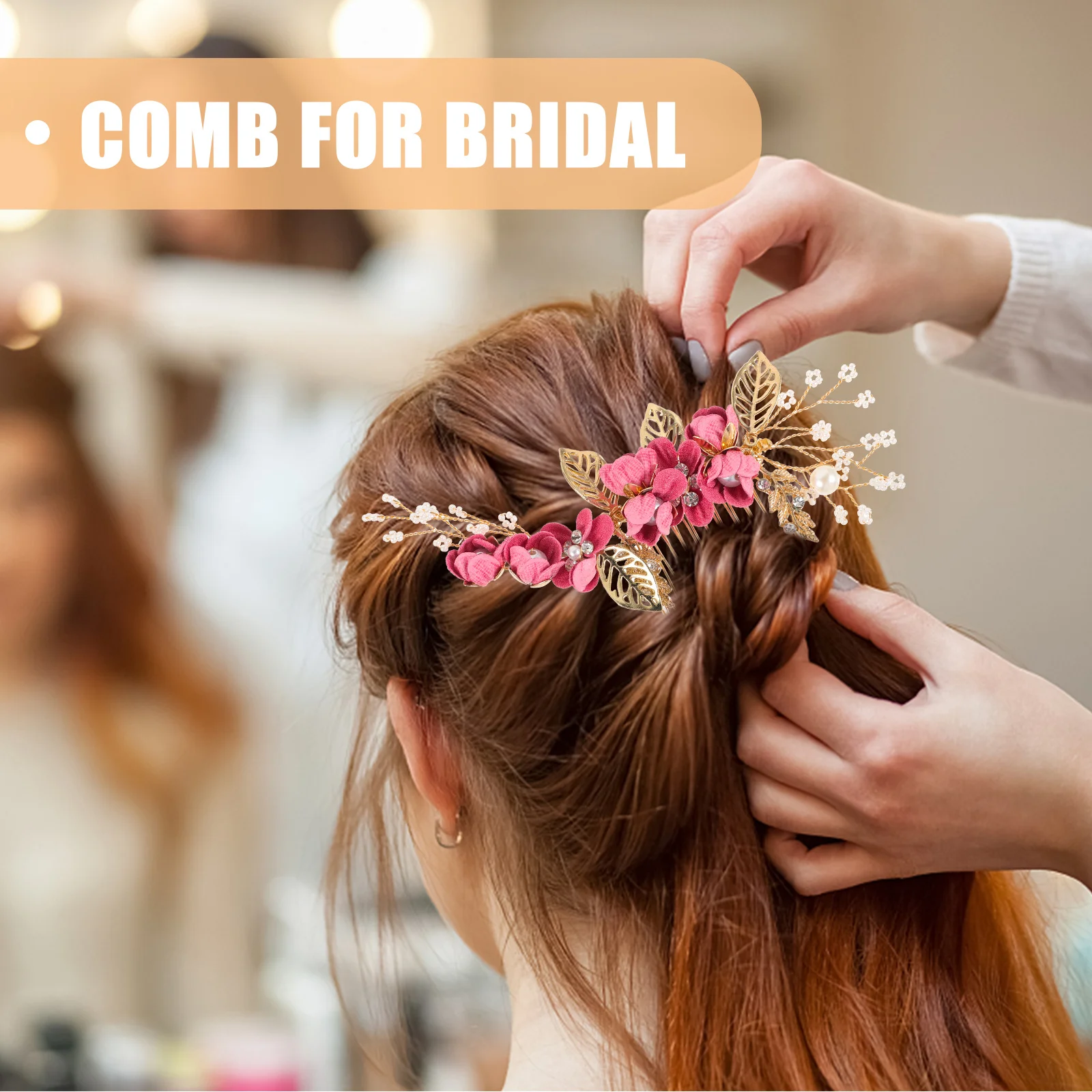 4 шт. декоративные свадебные аксессуары, волосы невесты для свадебных причесок для гостей, аксессуары розового цвета, расческа для женщин 
4 шт. декоративные свадебные аксессуары, волосы невесты для свадебных причесок для гостей, аксессуары розового цвета, расческа для женщин