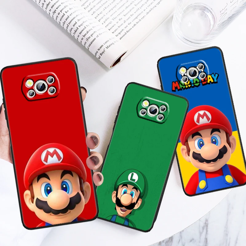 Anime Super M-Mario Cartoon For Xiaomi Mi Poco F5 F4 F3 X6 X5 X4 X3 M6 M5 M5S M4 M3 C65 Pro GT NFC 5G Black Soft Phone Case
Anime Super M-Mario Cartoon For Xiaomi Mi Poco F5 F4 F3 X6 X5 X4 X3 M6 M5 M5S M4 M3 C65 Pro GT NFC 5G Black Soft Phone Case