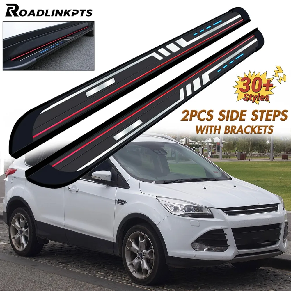 2 шт., алюминиевые 3,9 дюйма, 4,3 дюйма, широкие фиксированные боковые ступени, подходят для Ford Kuga Escape 2013-2019, подносы, Nerf Bars, рельсы, пластины, педали
2 шт., алюминиевые 3,9 дюйма, 4,3 дюйма, широкие фиксированные боковые ступени, подходят для Ford Kuga Escape 2013-2019, подносы, Nerf Bars, рельсы, пластины, педали