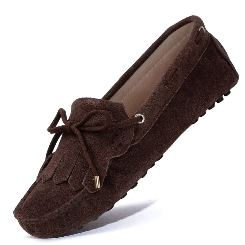 Fashion Genuine Cow Suede Leather Women's Slip-On Loafers Flat Shoes Casual Soft Moccasins Comfortable Female Footwear
Fashion Genuine Cow Suede Leather Women's Slip-On Loafers Flat Shoes Casual Soft Moccasins Comfortable Female Footwear