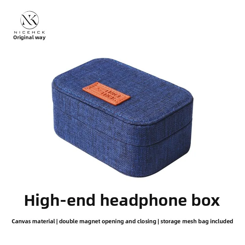 NICEHCK Magnetic Earphone Case Canvas Material Shock Pressure Resistant Portable Multi-functional Storage for Earphones/Cable
NICEHCK Magnetic Earphone Case Canvas Material Shock Pressure Resistant Portable Multi-functional Storage for Earphones/Cable