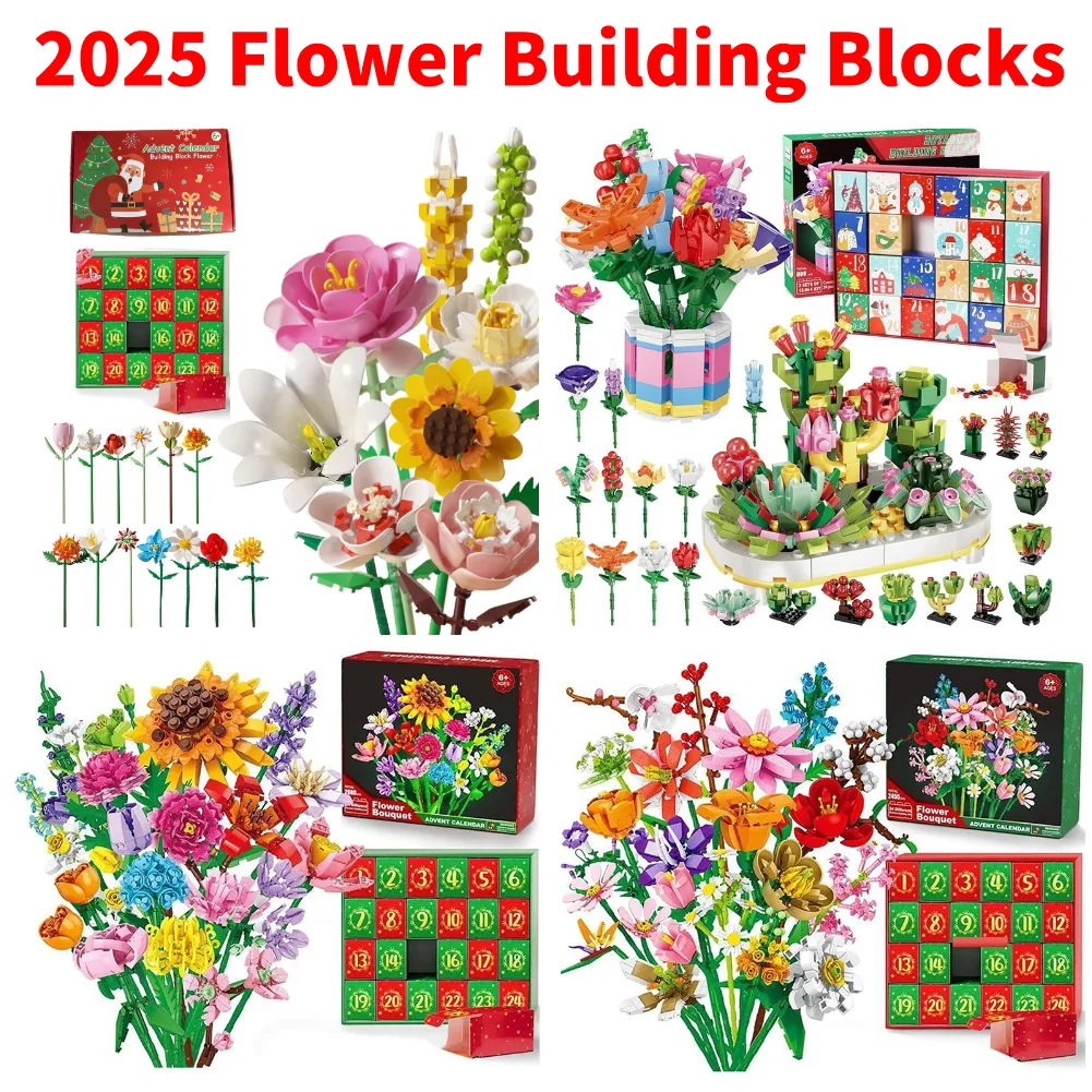 Christmas Countdown Calendar Flower Christmas Building Blocks Xmas Countdown Calendar Gifts for Adult Christmas Decoration
Christmas Countdown Calendar Flower Christmas Building Blocks Xmas Countdown Calendar Gifts for Adult Christmas Decoration
