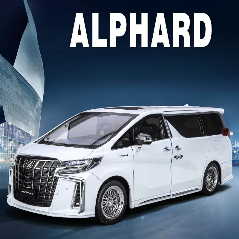 1:18 2023 Alphard MPV Alloy Car Model Diecast Metal Toy Commercial Vehicles Car Model Simulation Sound and Light Kids Gift
1:18 2023 Alphard MPV Alloy Car Model Diecast Metal Toy Commercial Vehicles Car Model Simulation Sound and Light Kids Gift