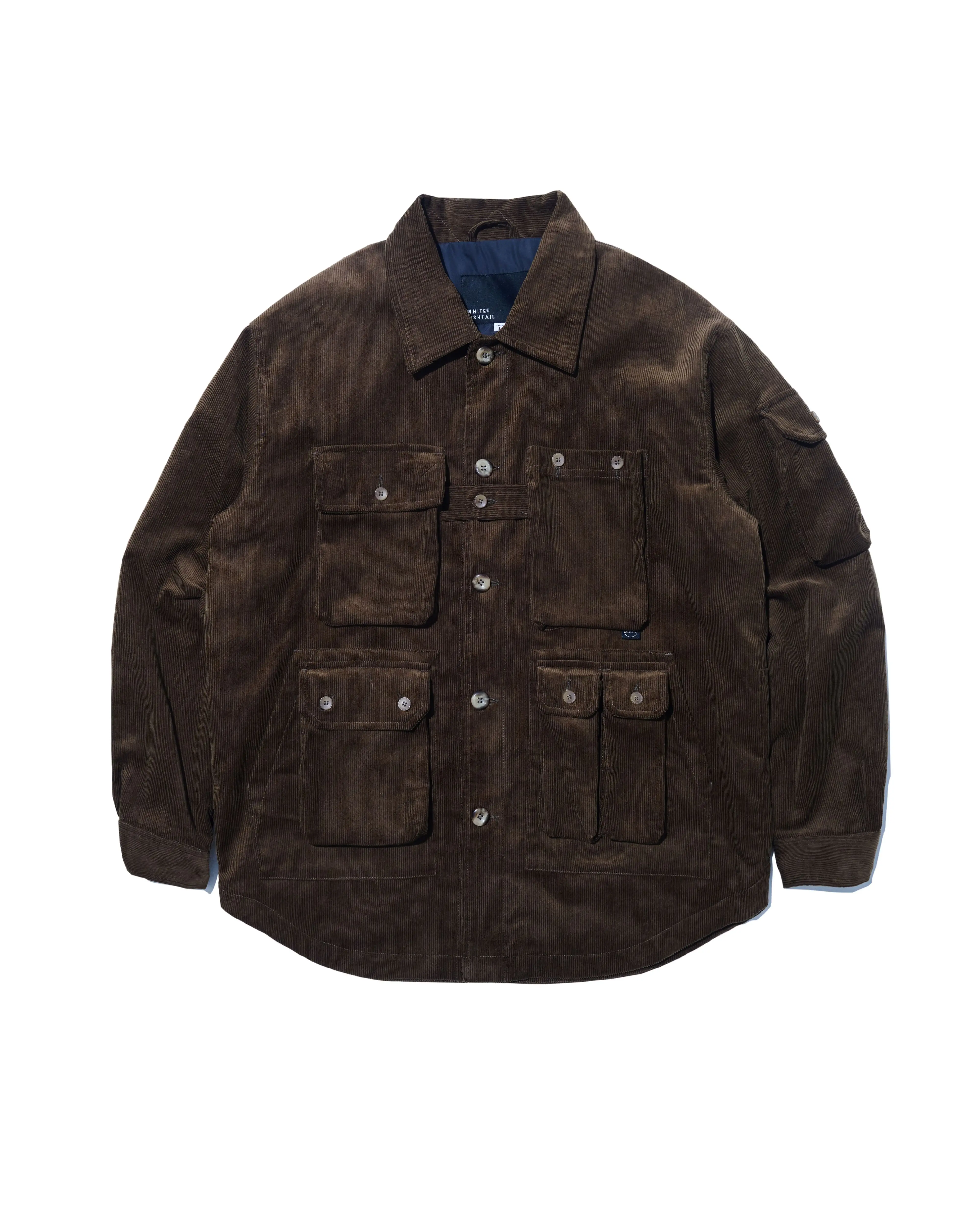 WHITE FISHTAIL/Corduroy lapels tide brand multi-pocket camping coffee knight cotton jacket military style cargo coat
WHITE FISHTAIL/Corduroy lapels tide brand multi-pocket camping coffee knight cotton jacket military style cargo coat