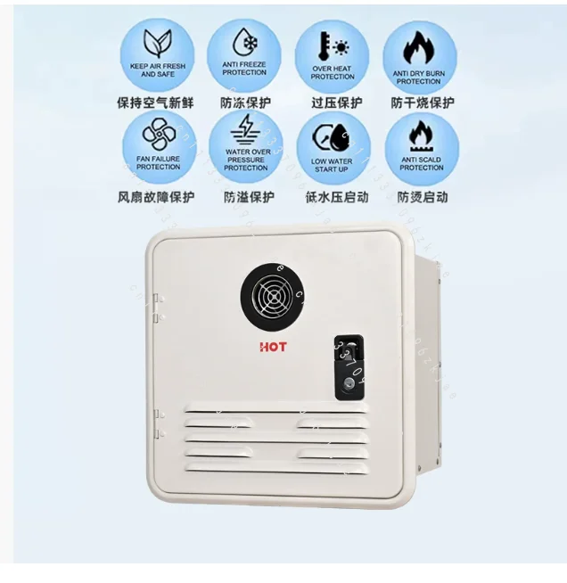 65,000 BTU RV Tankless 12L Water Heater High Altitude Available And Multi-function Controller On Demand Instant Hot 18KW Heating
65,000 BTU RV Tankless 12L Water Heater High Altitude Available And Multi-function Controller On Demand Instant Hot 18KW Heating