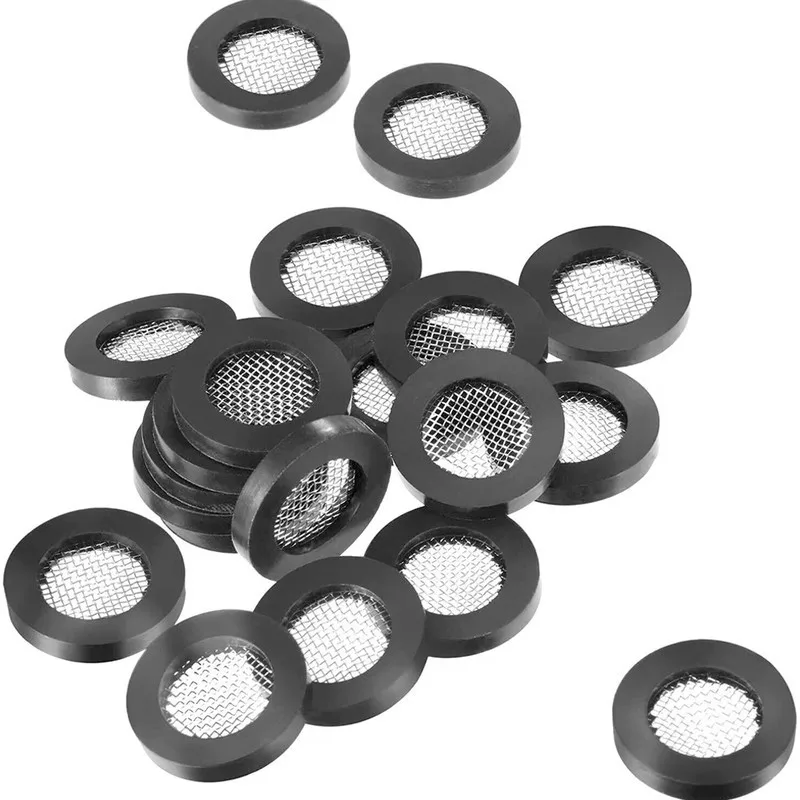 20Pcs 24mm Shower Head Washers with Filter Mesh, Rubber Durable Seals for Shower, Faucet & Hose, Anti-Leak & Anti-Clog
20Pcs 24mm Shower Head Washers with Filter Mesh, Rubber Durable Seals for Shower, Faucet & Hose, Anti-Leak & Anti-Clog