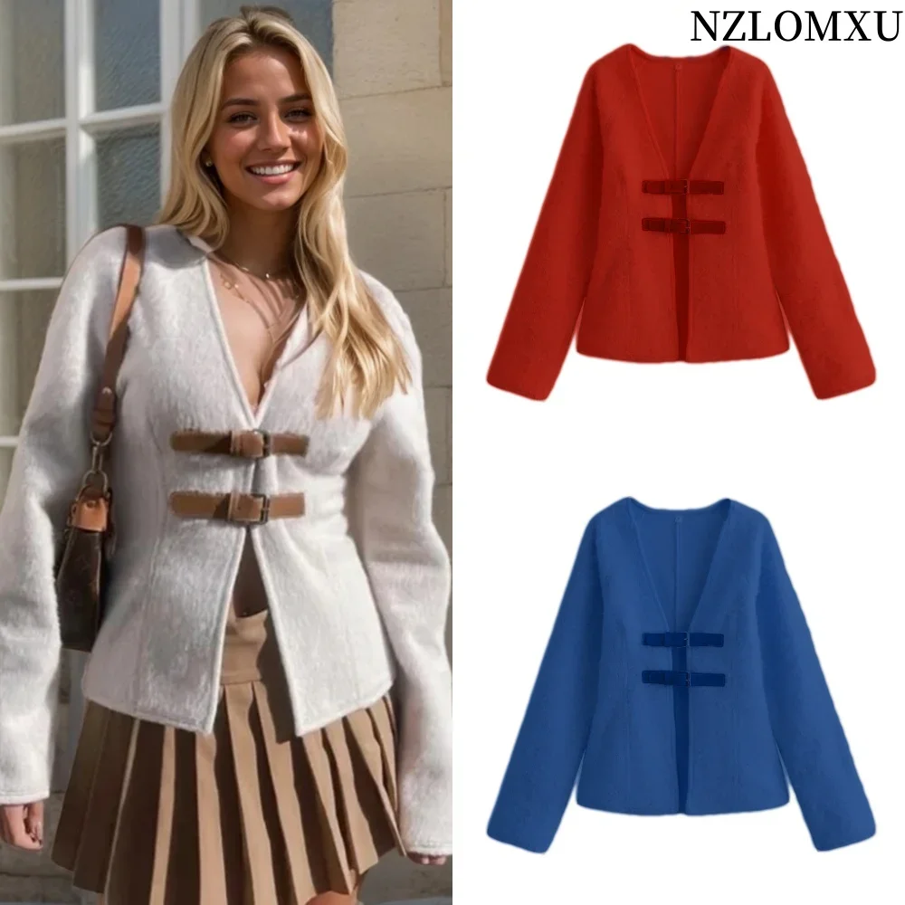 2024 Spring New Product Women's Fashion Casual Slim Fit Long sleeved V-neck Tie Strap Decoration Soft Coat
2024 Spring New Product Women's Fashion Casual Slim Fit Long sleeved V-neck Tie Strap Decoration Soft Coat