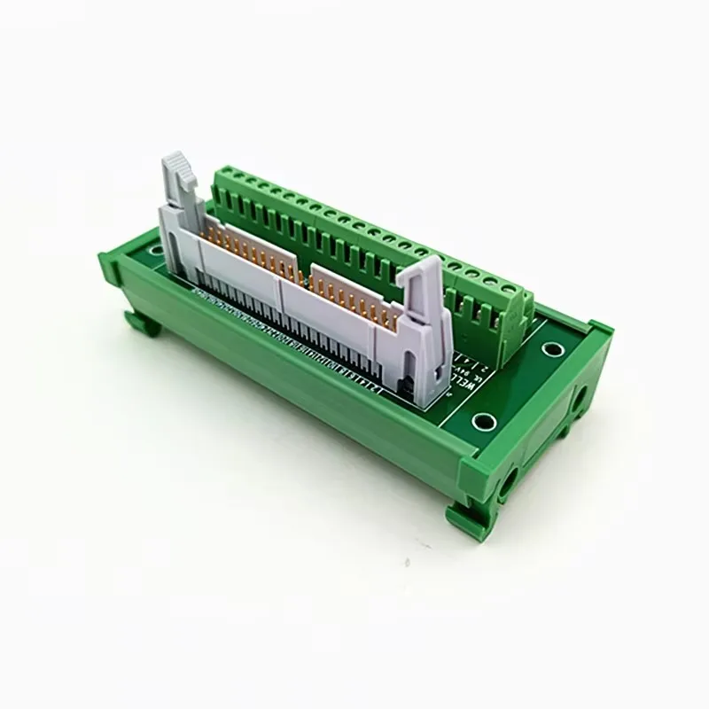 Монтаж на DIN-рейку IDC40, 2x20 контактов, 0,1-дюймовая коммутационная плата с разъемом «папа», клеммная колодка, разъем
Монтаж на DIN-рейку IDC40, 2x20 контактов, 0,1-дюймовая коммутационная плата с разъемом «папа», клеммная колодка, разъем