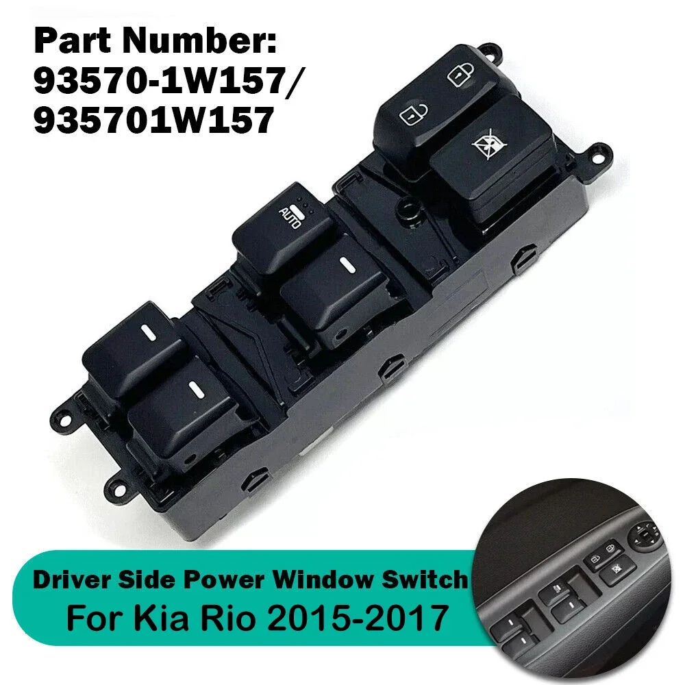 935701W157 93570-1W157 Для Kia Rio 2015-2017 Передняя левая кнопка управления стеклоподъемником двери со стороны водителя, автомобильные аксессуары
935701W157 93570-1W157 Для Kia Rio 2015-2017 Передняя левая кнопка управления стеклоподъемником двери со стороны водителя, автомобильные аксессуары