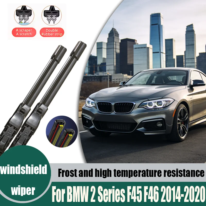 For BMW 2 Series F45 F46 2014-2020 2015 2016 2017 2018 2019 Wiper Front Wiper Blades Windshield Windscreen Window Brush 26"+19"
For BMW 2 Series F45 F46 2014-2020 2015 2016 2017 2018 2019 Wiper Front Wiper Blades Windshield Windscreen Window Brush 26"+19"