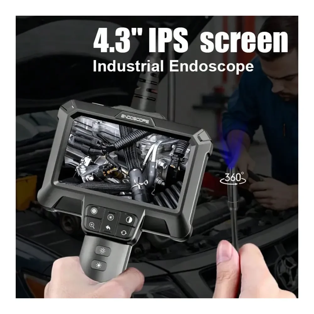Camera With Light IP67 Waterproof Borescope Camera With 8 Adjustable LED Lights 4.3 LCD Screen Borescope HD 1080P Inspection Ca
Camera With Light IP67 Waterproof Borescope Camera With 8 Adjustable LED Lights 4.3 LCD Screen Borescope HD 1080P Inspection Ca