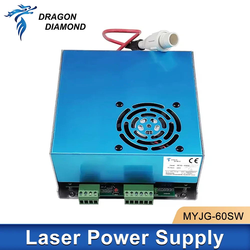 Original MYJG-60W Co2 Laser Power Supply Laser Engraver For Co2 Laser Engraving Cutting Machine Category
Original MYJG-60W Co2 Laser Power Supply Laser Engraver For Co2 Laser Engraving Cutting Machine Category