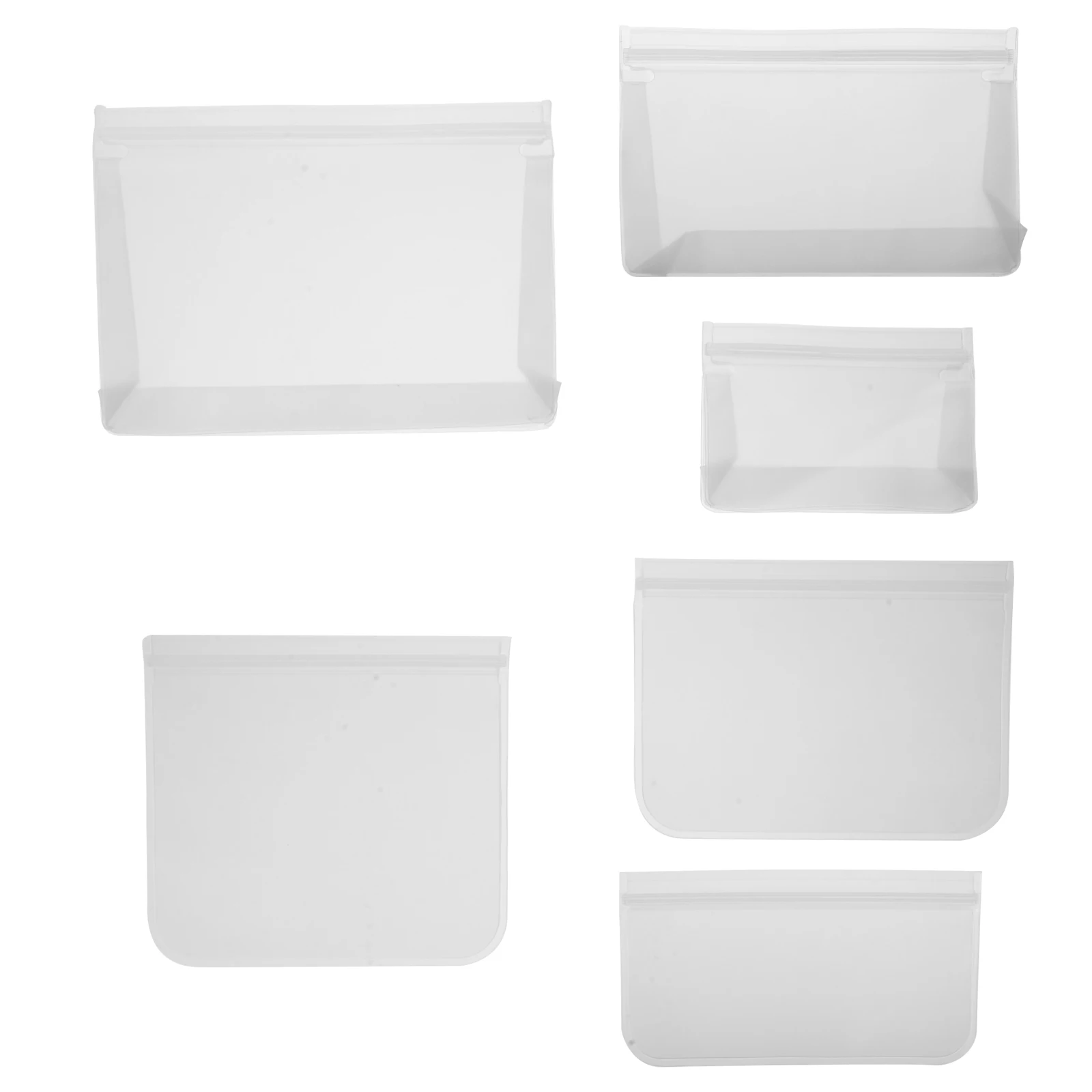 6 Pcs Bag PEVA Reusable Storage Pouch For Kitchen Food Storage Large Capacity Waterproof Vegetable Fruit Soup Snack Kitchen
6 Pcs Bag PEVA Reusable Storage Pouch For Kitchen Food Storage Large Capacity Waterproof Vegetable Fruit Soup Snack Kitchen