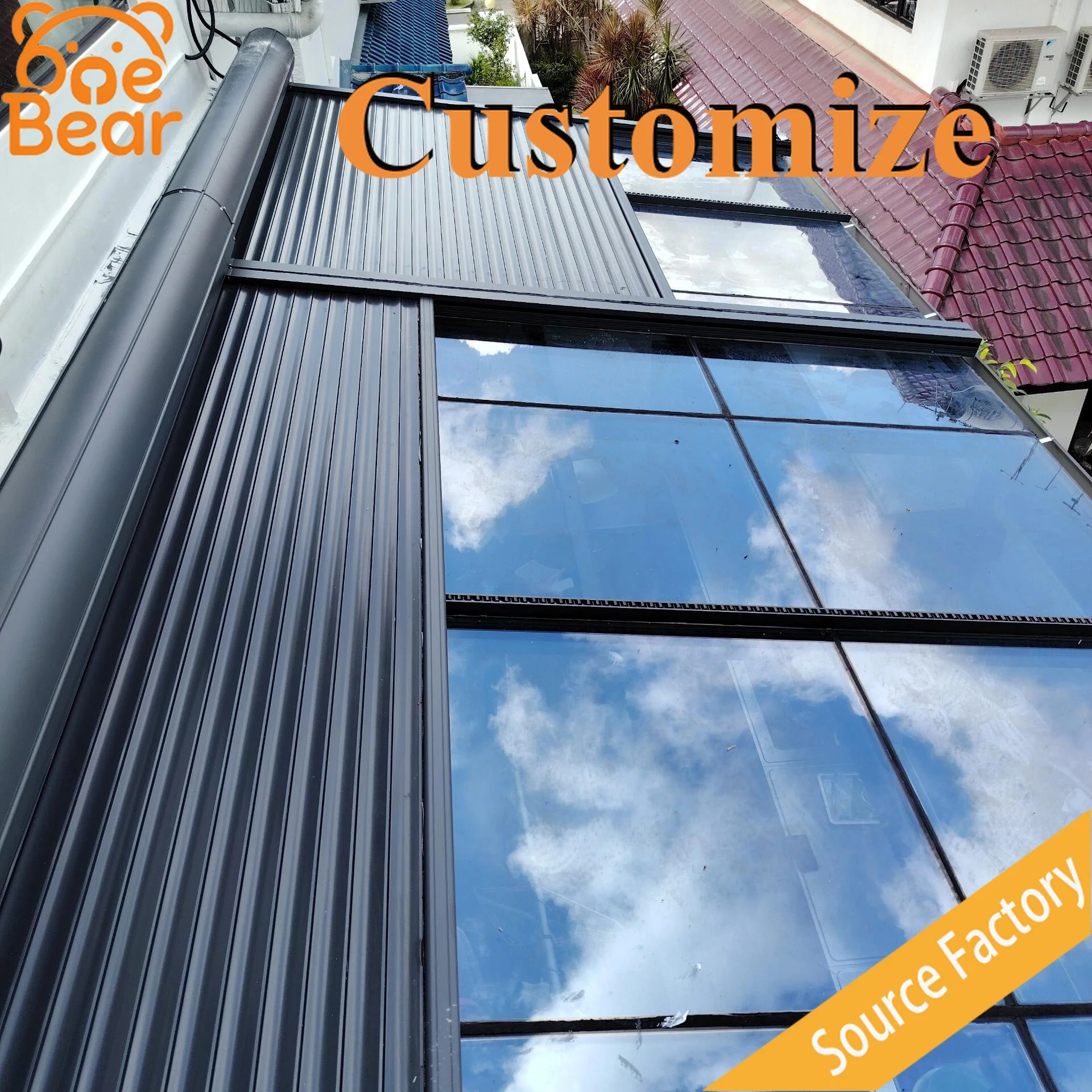 Aluminum Alloy Retractable Pergola Canopy Waterproof Anti-UV Sun Shade Motorized Outdoor Patio Terrace Sky Awning Shelter
Aluminum Alloy Retractable Pergola Canopy Waterproof Anti-UV Sun Shade Motorized Outdoor Patio Terrace Sky Awning Shelter