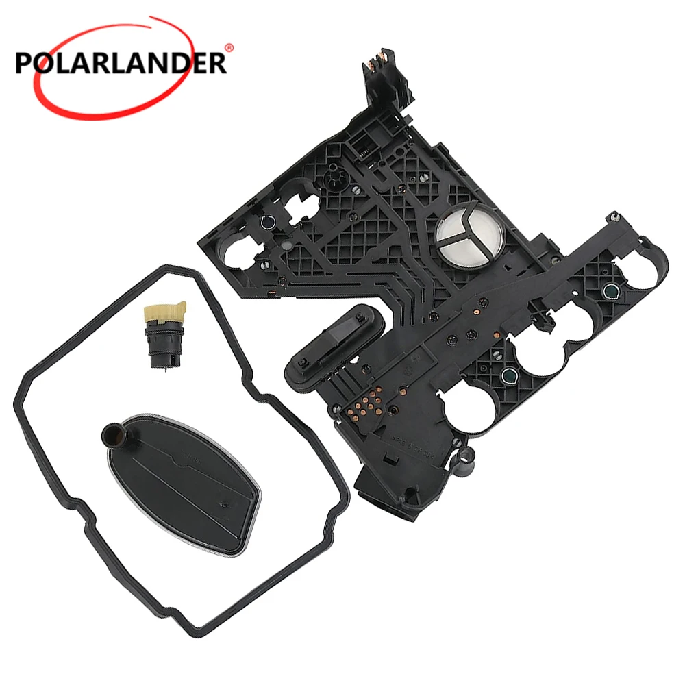 Mercedes-Benz 722.6 5-Speed Automatic Transmission Conductor Plate Kit | with Connector+Gasket+Filter | Replaces #1402701161, 20
Mercedes-Benz 722.6 5-Speed Automatic Transmission Conductor Plate Kit | with Connector+Gasket+Filter | Replaces #1402701161, 20