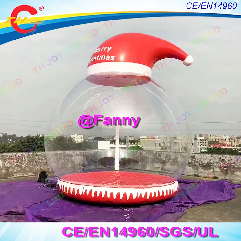4m Giant Inflatable Snow Globe for Christmas Decoration Photo Snow Globe Commercial Quality Human Size Snow Globe with hat
4m Giant Inflatable Snow Globe for Christmas Decoration Photo Snow Globe Commercial Quality Human Size Snow Globe with hat