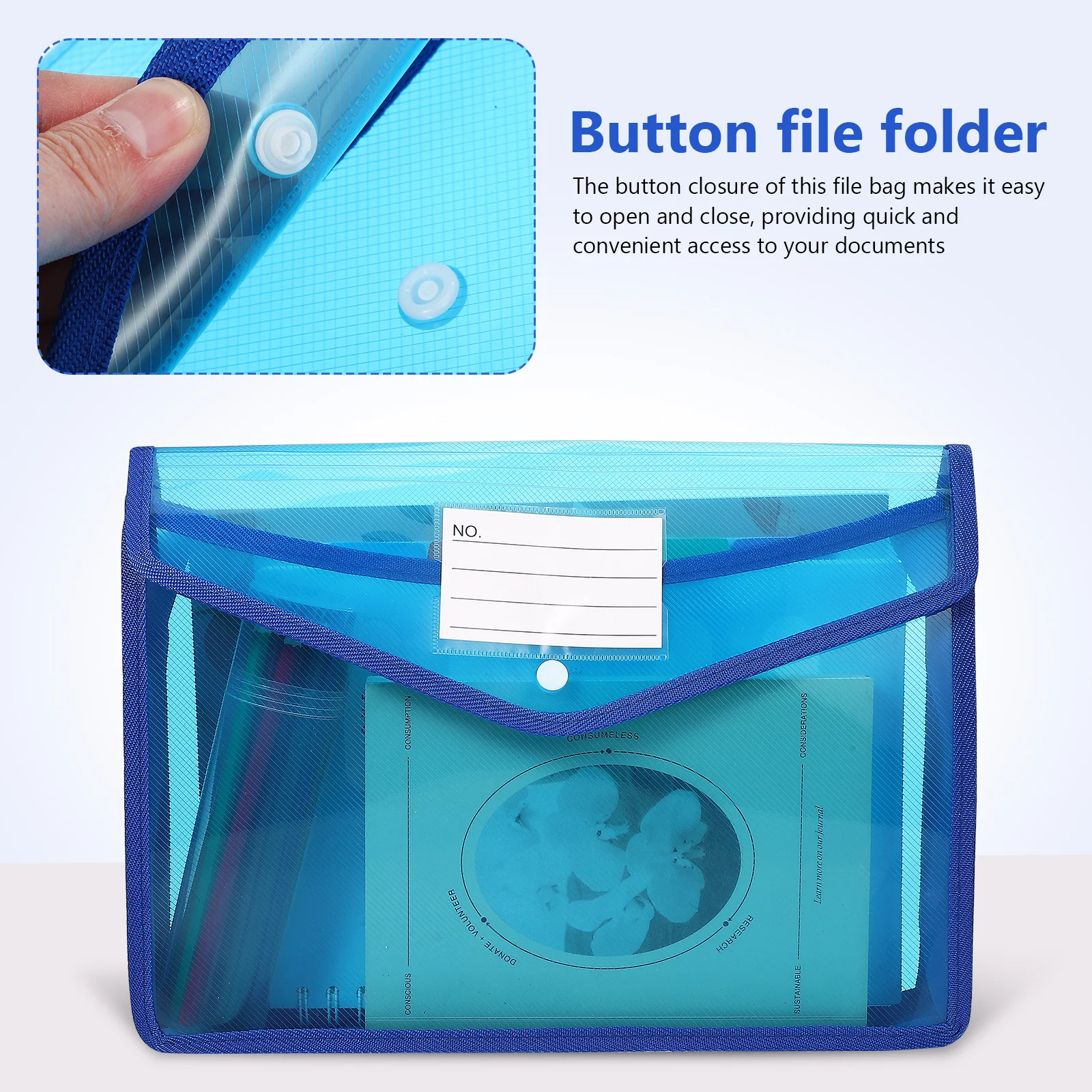 7pcs Colorful File Bag A4 33x25x7.5cm Expanding Document Organizer Clear PP Letter Size Folder Button Travel Office Use
7pcs Colorful File Bag A4 33x25x7.5cm Expanding Document Organizer Clear PP Letter Size Folder Button Travel Office Use