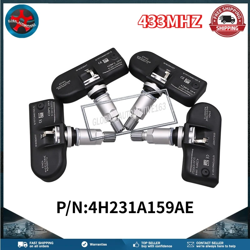 433MHZ Tire Pressure Monitor Systems 4H231A159AE For Ford Galaxy Mondeo Jaguar S-Type XJ Volvo C30 Land Rover Range Rover
433MHZ Tire Pressure Monitor Systems 4H231A159AE For Ford Galaxy Mondeo Jaguar S-Type XJ Volvo C30 Land Rover Range Rover