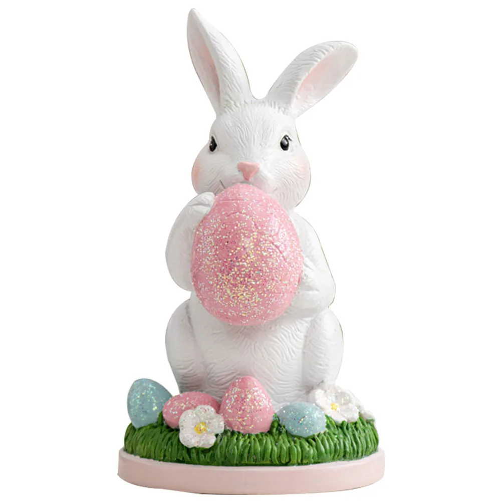 Bunny Ornament Easter Decoration Decorations Egg Figurines Resin Table Cute Rabbit Statue
Bunny Ornament Easter Decoration Decorations Egg Figurines Resin Table Cute Rabbit Statue