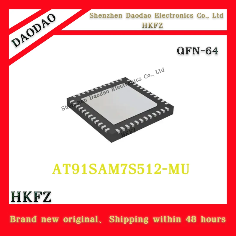 AT91SAM7S512-MU QFN-64 Chip IC
AT91SAM7S512-MU QFN-64 Chip IC