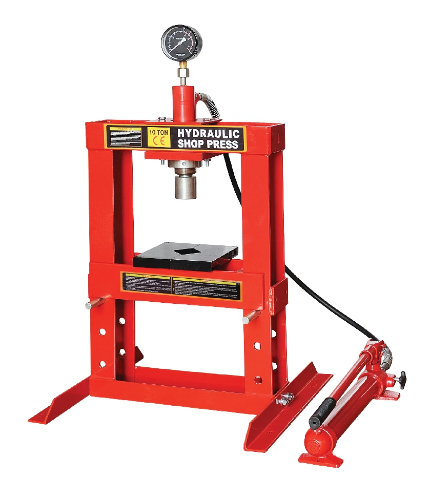 Certificated Vehicle Equipment 10Ton Hydraulic Shop Press With Hand Pump
Certificated Vehicle Equipment 10Ton Hydraulic Shop Press With Hand Pump