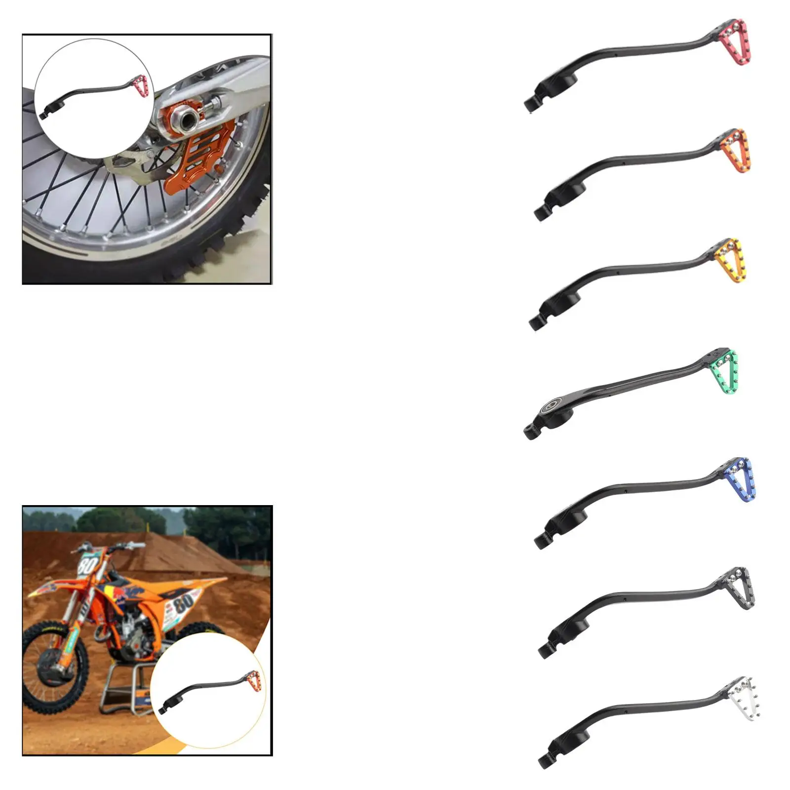 Motorcycle Rear Brake Pedal Foot Lever Easy to Install High Performance Accessory Replacement Aluminum Alloy for Xcw Exc
Motorcycle Rear Brake Pedal Foot Lever Easy to Install High Performance Accessory Replacement Aluminum Alloy for Xcw Exc