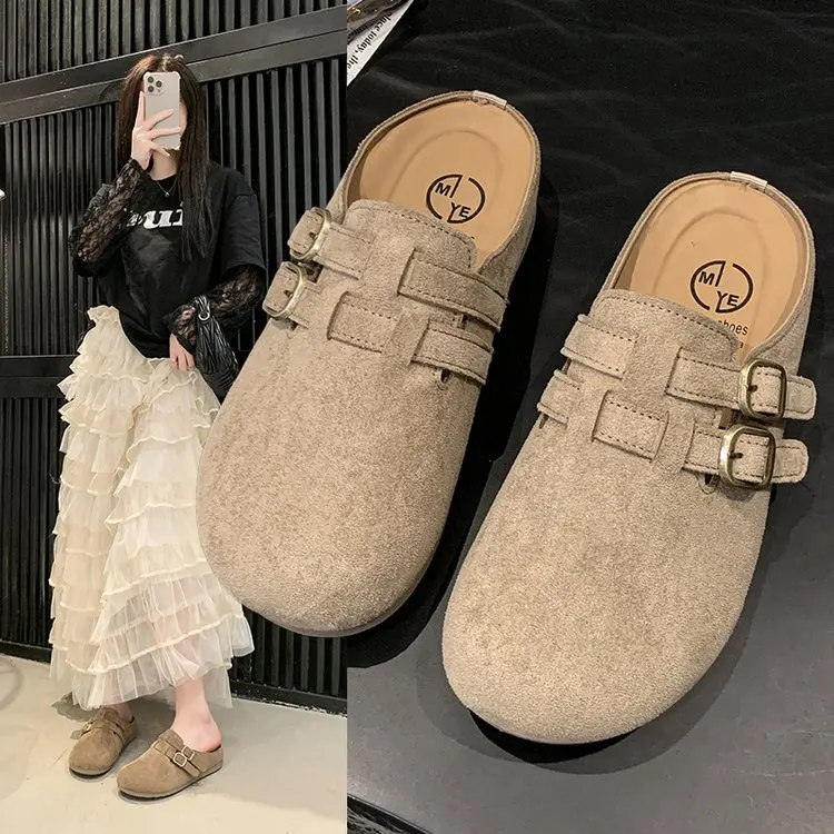 Oat Afternoon Double Buckle Clogs for Women Woven Thick Sole Closed Toe Memory Foam Insole Non Slip Summer Daily Footwear
Oat Afternoon Double Buckle Clogs for Women Woven Thick Sole Closed Toe Memory Foam Insole Non Slip Summer Daily Footwear