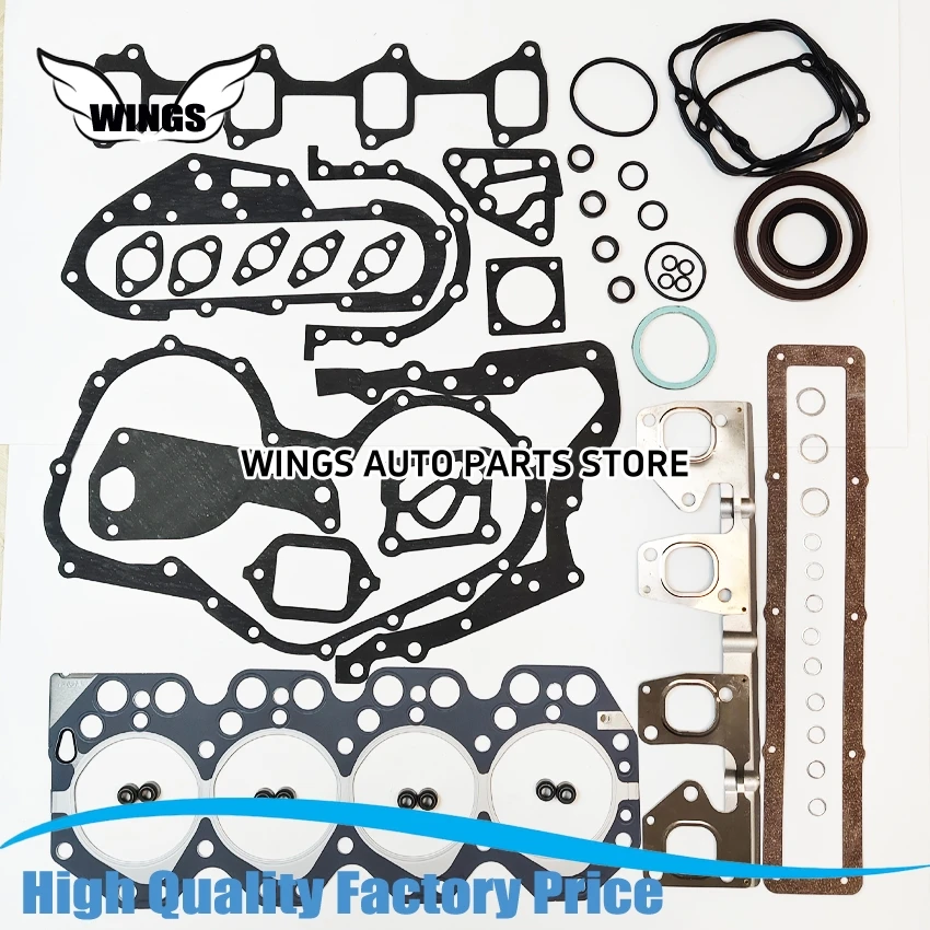 For Toyota 14B 14BT Full Gasket Kit 04111-58070 04111-58071 Include Head Gasket For TOYO-ACE DYNA 14B Diesel Engine Parts
For Toyota 14B 14BT Full Gasket Kit 04111-58070 04111-58071 Include Head Gasket For TOYO-ACE DYNA 14B Diesel Engine Parts