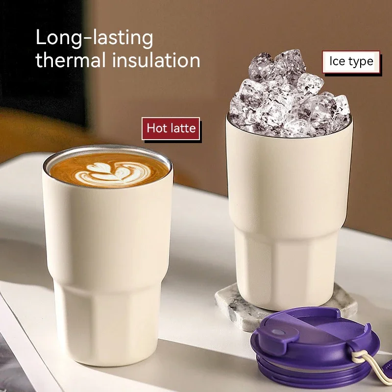 Portable Travel Dual Drink Coffee Cup 316 Stainless Steel Insulated Cup Student High Beauty Straw Coffee Cup for Cafe Tea Water
Portable Travel Dual Drink Coffee Cup 316 Stainless Steel Insulated Cup Student High Beauty Straw Coffee Cup for Cafe Tea Water