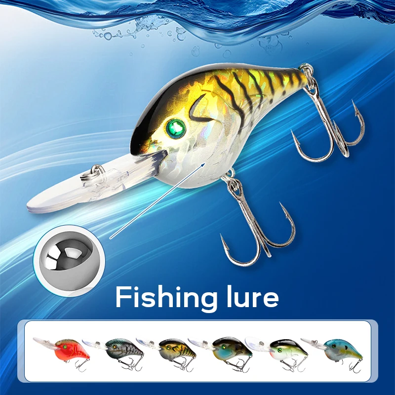 1pc 75mm 24g Rattle Hard Lure Fishing Artificial Bait Pike Fishing Crankbaits Wobblers for Trolling Bass Perch Trout
1pc 75mm 24g Rattle Hard Lure Fishing Artificial Bait Pike Fishing Crankbaits Wobblers for Trolling Bass Perch Trout