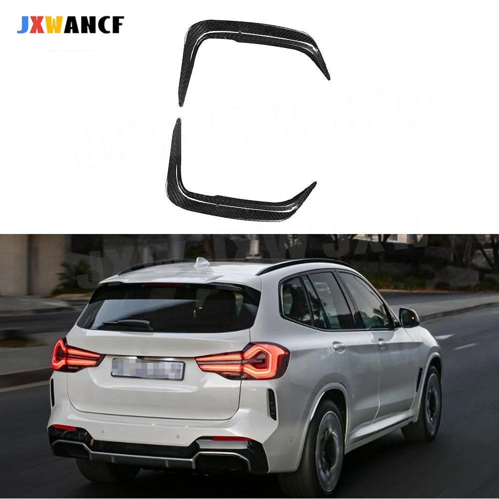 JXWANCF 2 шт. углеродное волокно, заднее крыло, вентиляционное отверстие, жаберная накладка для BMW iX3 G08i 2022, комплект кузова автомобиля, декоративная полоса FRP, черная
JXWANCF 2 шт. углеродное волокно, заднее крыло, вентиляционное отверстие, жаберная накладка для BMW iX3 G08i 2022, комплект кузова автомобиля, декоративная полоса FRP, черная