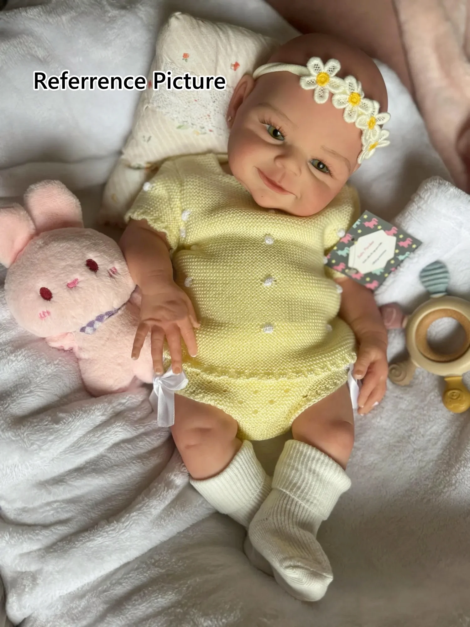 42CM Can Open Mouth Cute Silicone Girl Doll With Painted Bald And Rooted Eyebrow Soft Touch Feeling Bebe Reborn Doll For Kids
42CM Can Open Mouth Cute Silicone Girl Doll With Painted Bald And Rooted Eyebrow Soft Touch Feeling Bebe Reborn Doll For Kids