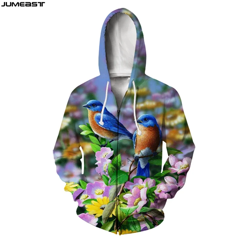 Jumeast Y2k Men Women 3D Printed Lovely Animal Bird Parrot Hip Long Sleeve Jacket Sport Pullover Fashion Spring Zipper Hoodies
Jumeast Y2k Men Women 3D Printed Lovely Animal Bird Parrot Hip Long Sleeve Jacket Sport Pullover Fashion Spring Zipper Hoodies