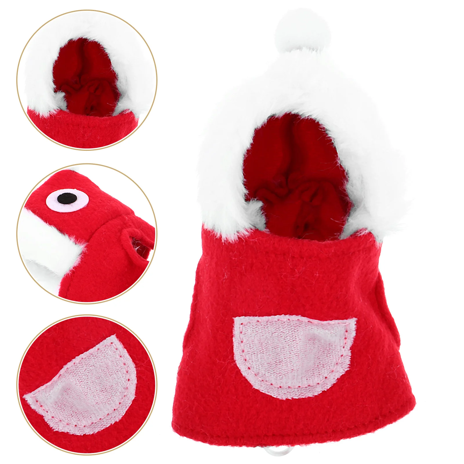 Christmas Parrot Clothes Red Fashion Durable Comfortable Safe Materials Perfect Gift Pet Birds Easy Wear Clean Multiple
Christmas Parrot Clothes Red Fashion Durable Comfortable Safe Materials Perfect Gift Pet Birds Easy Wear Clean Multiple