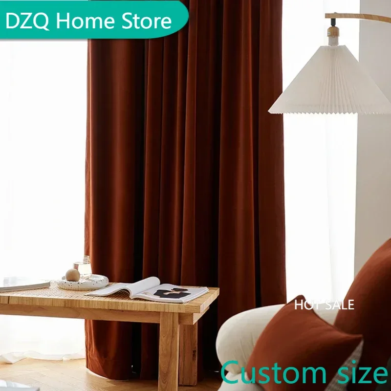 Australian wool caramel curtains for living room bedroom blackout thickened velvet non-pour velvet retro Light luxury
Australian wool caramel curtains for living room bedroom blackout thickened velvet non-pour velvet retro Light luxury