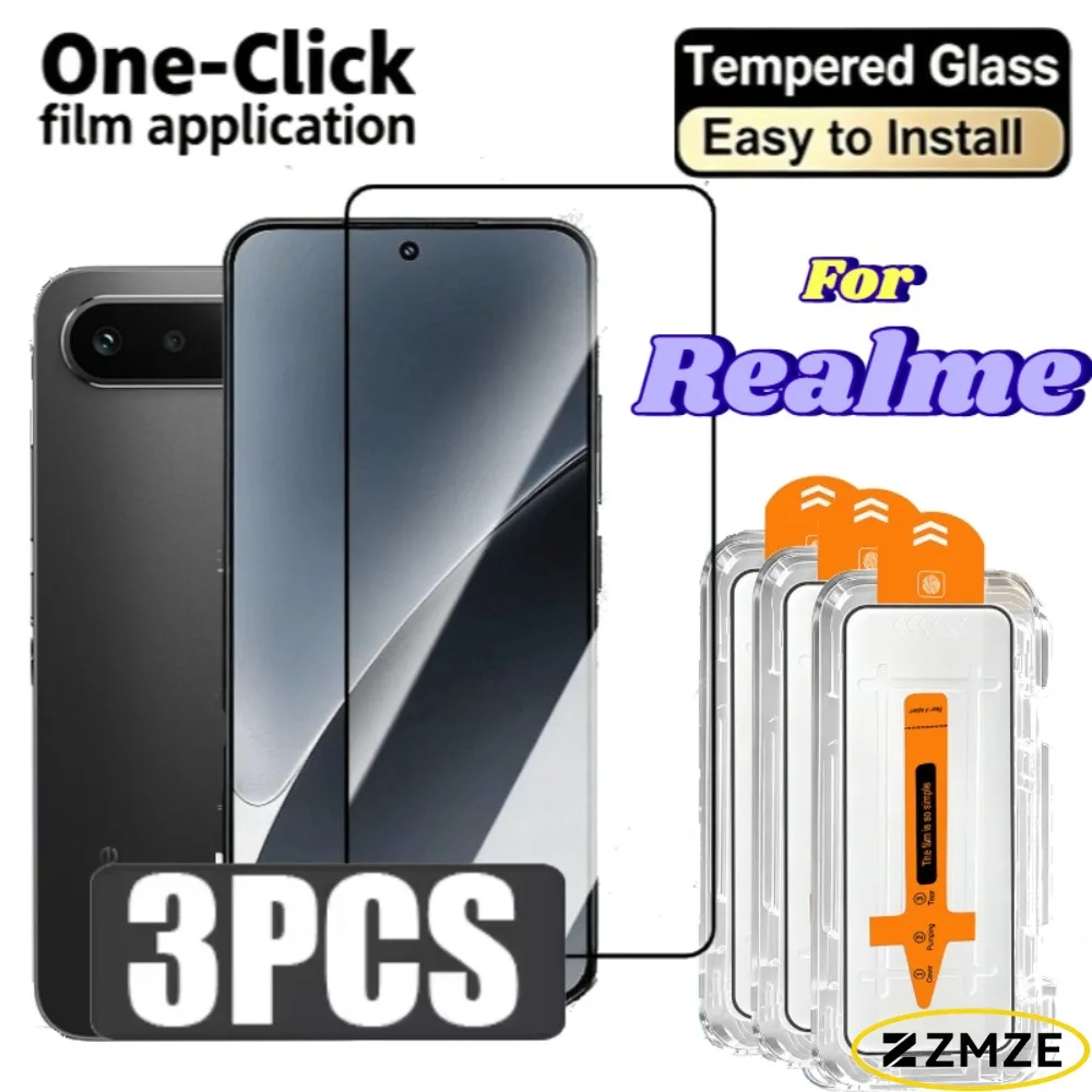 3 Pcs For Realme 16 Pro 15T 14 T 12X 15X (india) 14X 13+ 12+ 15 12 Lite 13 12 4G Dust Free Screen Protector Tempered Glass Films
3 Pcs For Realme 16 Pro 15T 14 T 12X 15X (india) 14X 13+ 12+ 15 12 Lite 13 12 4G Dust Free Screen Protector Tempered Glass Films