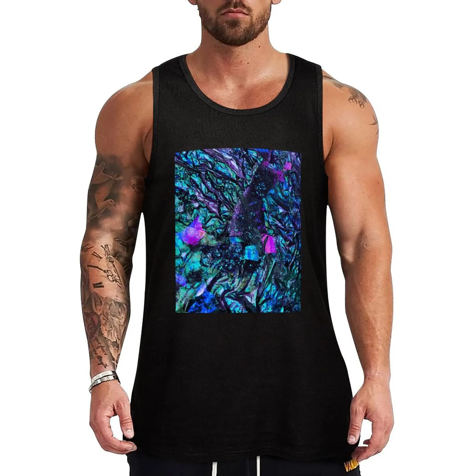 Peacock Iridescent Tank Top Men's fitness t-shirt sports vest bodybuilding men clothes
Peacock Iridescent Tank Top Men's fitness t-shirt sports vest bodybuilding men clothes