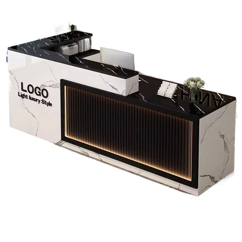 Bar Clothing Store Simple Modern Light Luxury Beauty Salon Hotel Front Desk Cabinet Company Counter Reception Desk
Bar Clothing Store Simple Modern Light Luxury Beauty Salon Hotel Front Desk Cabinet Company Counter Reception Desk