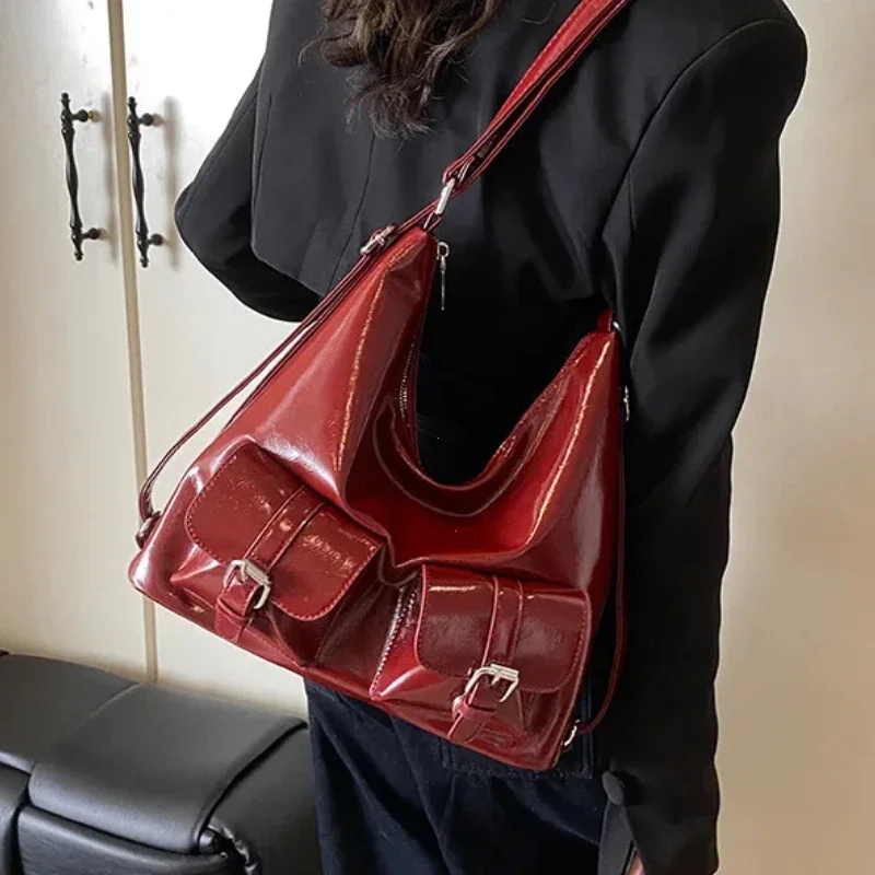 Commuting To Work Armpit Bag Tote Bag 2025 New European American Retro Backpack Women's Large Capacity Fashionable Women's Bag
Commuting To Work Armpit Bag Tote Bag 2025 New European American Retro Backpack Women's Large Capacity Fashionable Women's Bag