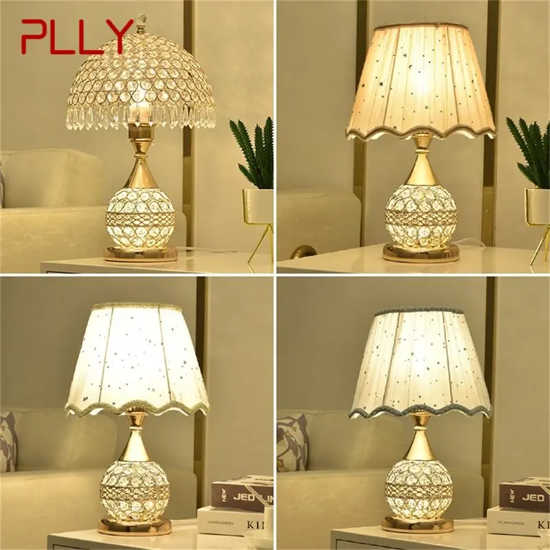 PLLY Crystal Desk Lamp Dimmer Remote Control Bedside For Home Luxury Modern Creative Table Light Wedding Room
PLLY Crystal Desk Lamp Dimmer Remote Control Bedside For Home Luxury Modern Creative Table Light Wedding Room