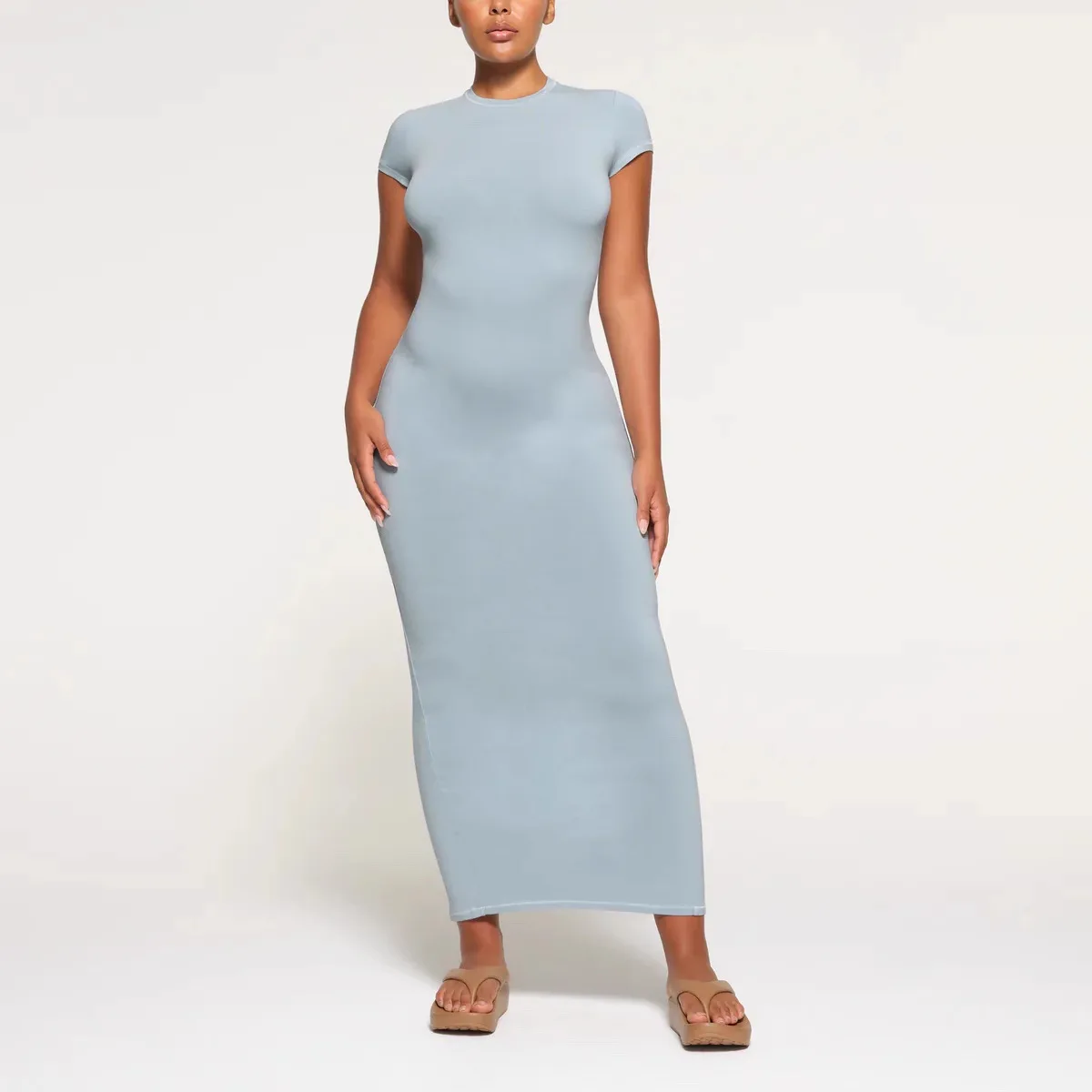 Kardaian NewVintage Slimming Split Elastic ort Sve Wrap around Dr High Waist Knitted Cotton Spring Summer Dr
Kardaian NewVintage Slimming Split Elastic ort Sve Wrap around Dr High Waist Knitted Cotton Spring Summer Dr
