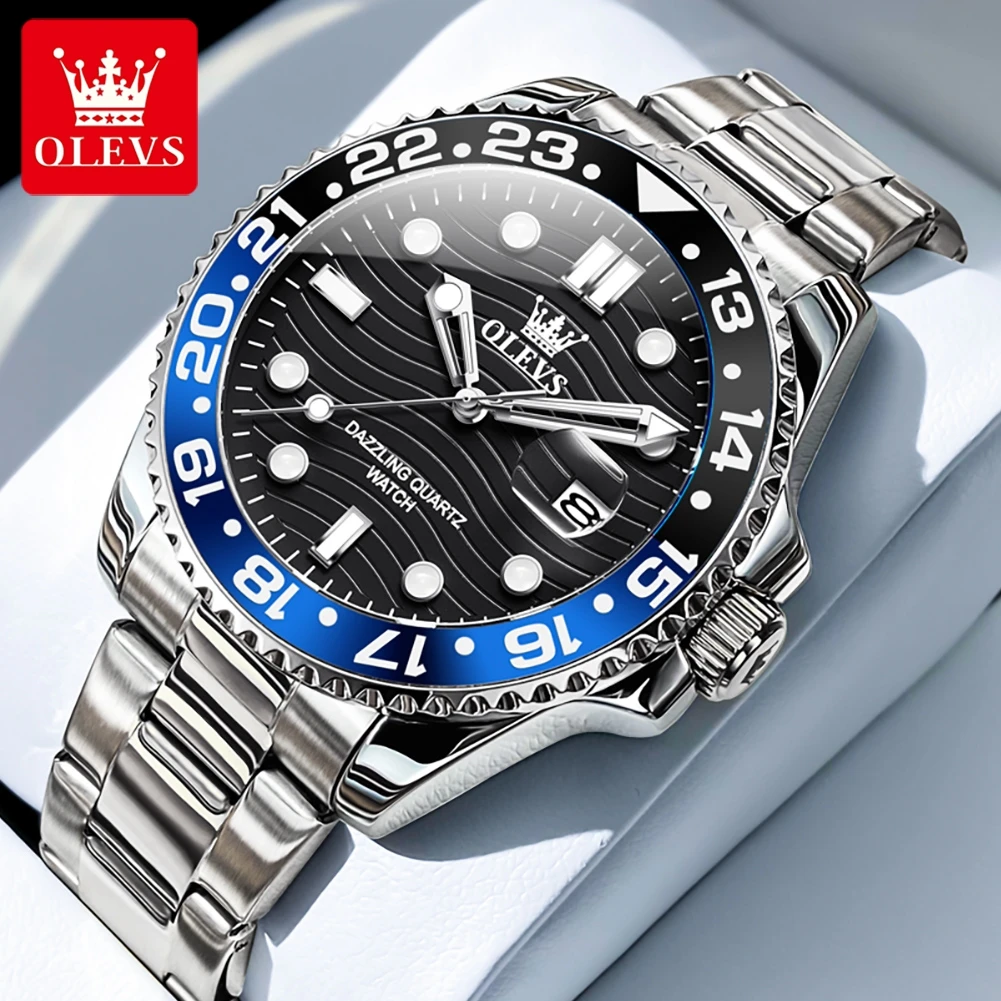 OLEVS 3610 Watches For Man Fashion Calendar Steel Strap Waterproof Luminous Luxury Men's Business Dress Quartz Wristwatches
OLEVS 3610 Watches For Man Fashion Calendar Steel Strap Waterproof Luminous Luxury Men's Business Dress Quartz Wristwatches