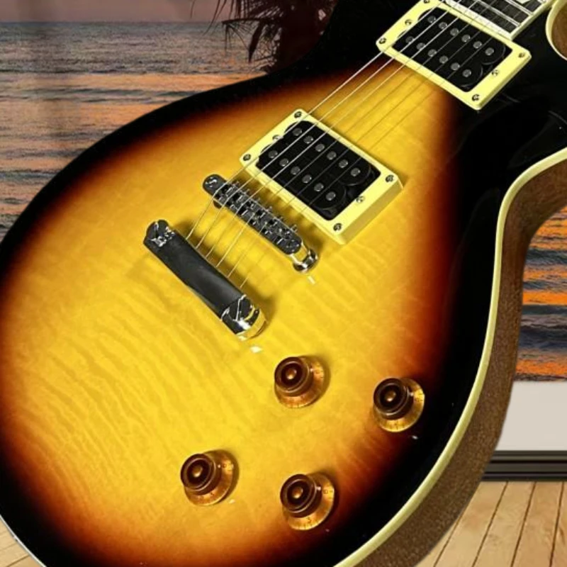 40 Inch Sunset LPG00P Electric Guitar Rosewood Neck Mahogany Body HH Pickup Fixed Bridge Rock Music Free Shipping
40 Inch Sunset LPG00P Electric Guitar Rosewood Neck Mahogany Body HH Pickup Fixed Bridge Rock Music Free Shipping