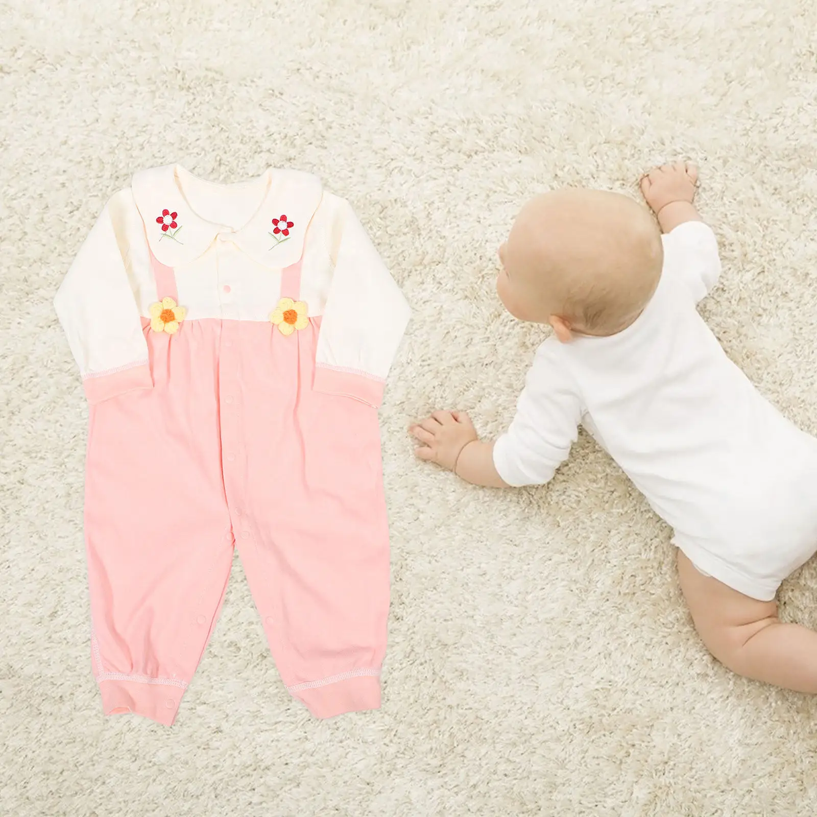 Long Sleeve Newborn Baby Cotton Bodysuit Romper Vintage Turn Down Collar Infant Sleepwear Fall Spring Outing Clothes
Long Sleeve Newborn Baby Cotton Bodysuit Romper Vintage Turn Down Collar Infant Sleepwear Fall Spring Outing Clothes